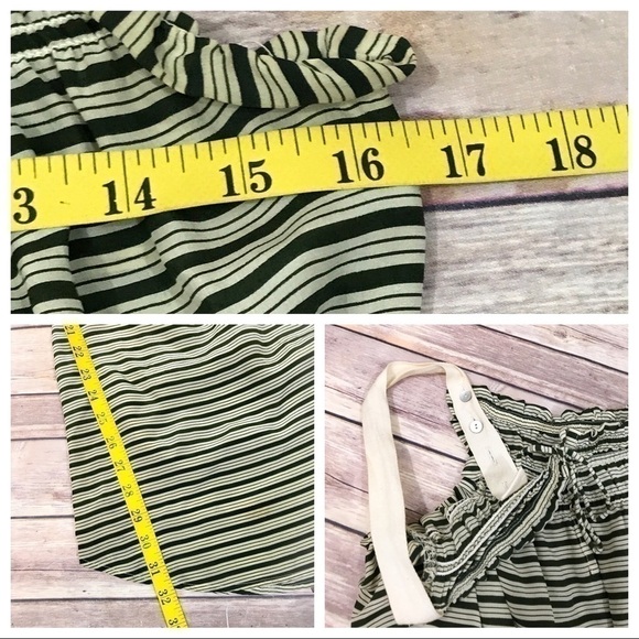 Patterson J Kincaid Striped Silk Dress Medium - Picture 6 of 8